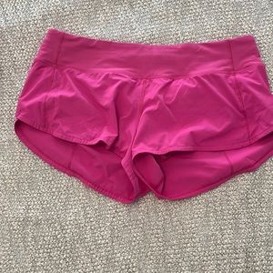 lululemon speed short shortest length